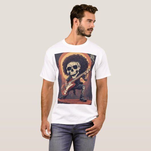 Curly Hair Rebel Vibes T-shirt (Voorkant volledig)