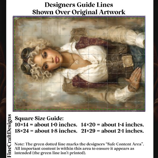 Curly Hair Steampunk Woman, Corset EB2R Decoupage Tissuepapier