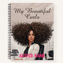 Curly Hair Stylist Boek Hoesje Inspiratie Notitieb