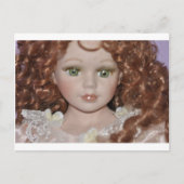 Curly Haired Doll Briefkaart (Voorkant)