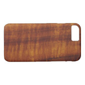 Curly Hawaiian Koa Wood Style Case-Mate iPhone Case (Achterkant (Horizontaal))