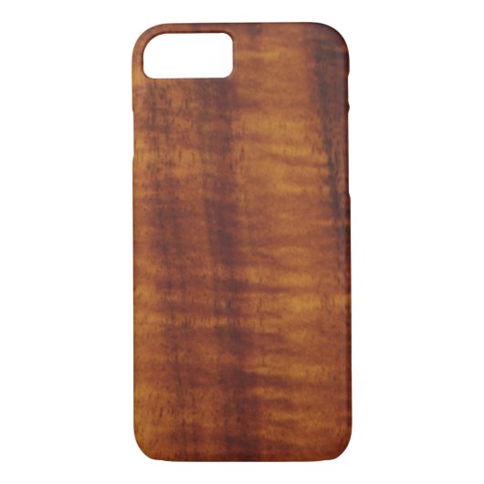 Curly Hawaiian Koa Wood Style Case-Mate iPhone Case (Achterkant)