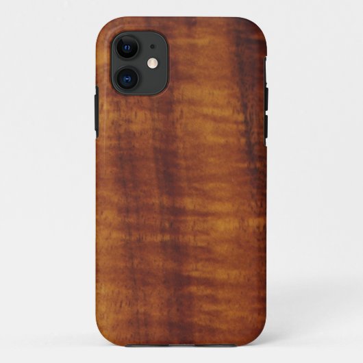 Curly Hawaiian Koa Wood Style Case-Mate iPhone Case (Achterkant)