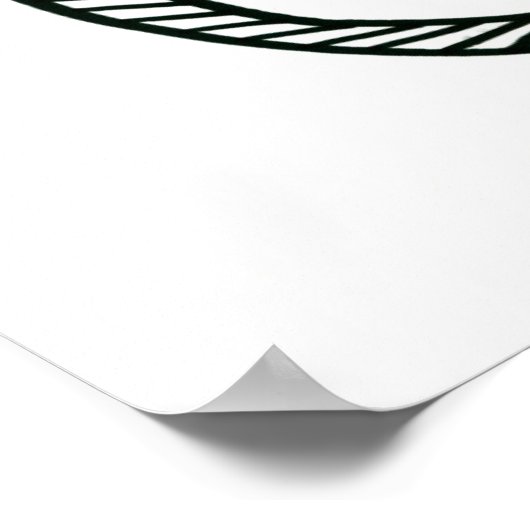 Curly Heart Poster (Hoek)