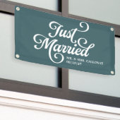 Curly is net getrouwd auto banner (Buitenkant Gebouw)