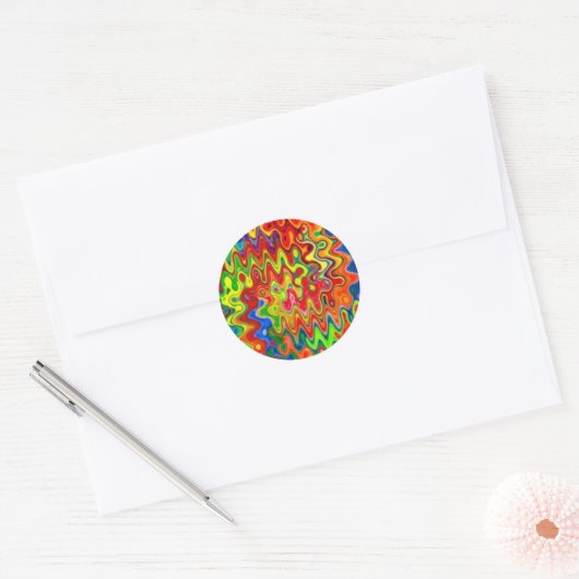 Curly Kleuren Stickers (Envelop)