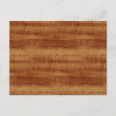 Curly Koa Acacia Wood Grain Kijk Briefkaart (Voorkant)