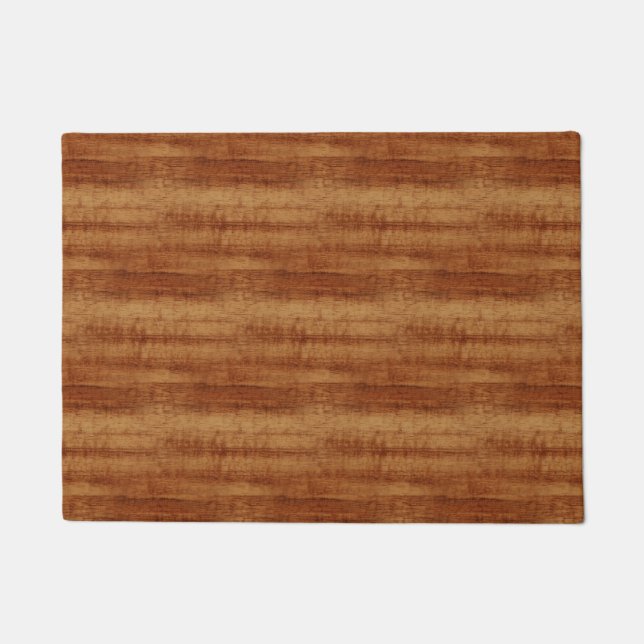 Curly Koa Acacia Wood Grain Kijk Deurmat (Voorkant)