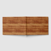 Curly Koa Acacia Wood Grain Kijk Gastenboek (Volledig)