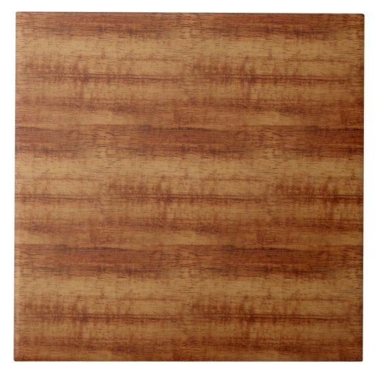 Curly Koa Acacia Wood Grain Kijk Tegeltje (Voorkant)