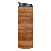 Curly Koa Acacia Wood Grain Kijk Thermosbeker (Geroteerd rechts)