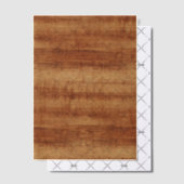 Curly Koa Acacia Wood Grain Kijk Vellum Uitnodigingen (Offset (Uitnodiging))