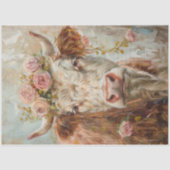 Curly Koe Tissuepapier (Voorkant)