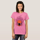 Curly Lady Rider Long Hoeve T-shirt (Voorkant volledig)