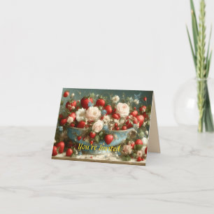 Curly Locks Rhyme Party Uitnodiging