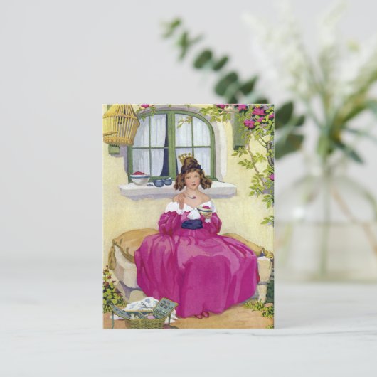 Curly Locks wil dat je mijn neursery ritme bent Briefkaart (Staand voorkant)