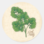 Curly Parsley Sticker (Voorkant)