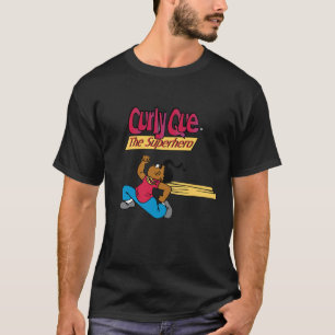 Curly Que redt de dag. T-shirt