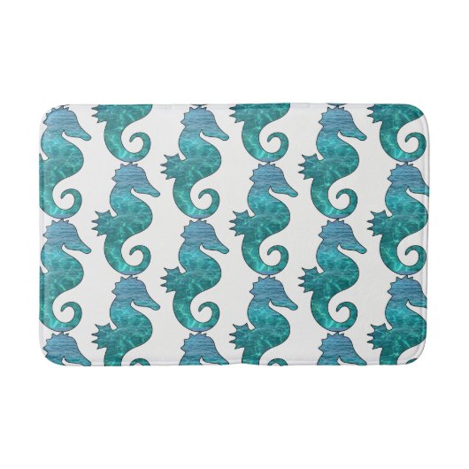 Curly Seahorse Bath Mat (Voorkant)