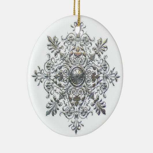 Curly Snowflake Ornament (Rechts)