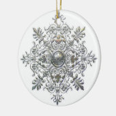 Curly Snowflake Ornament (Links)