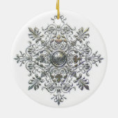 Curly Snowflake Ornament (Achterkant)