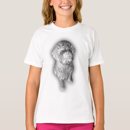 Curly Soul – Lagotto Romagnolo T-Shirt (Voorkant)