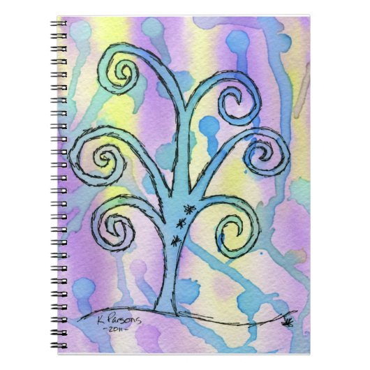Curly-structuur Notitieboek (Voorkant)