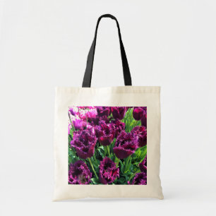 Curly Sue Paarse Tulips, Oregon Tote Bag