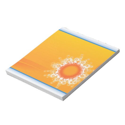 Curly Sunshine  design Notitieblok (Linkerzijde)