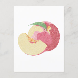 Curly Sweet Peaches Briefkaart