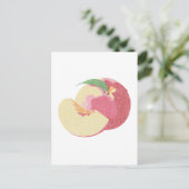 Curly Sweet Peaches Briefkaart (Staand voorkant)