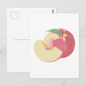 Curly Sweet Peaches Briefkaart (Voorkant / Achterkant)
