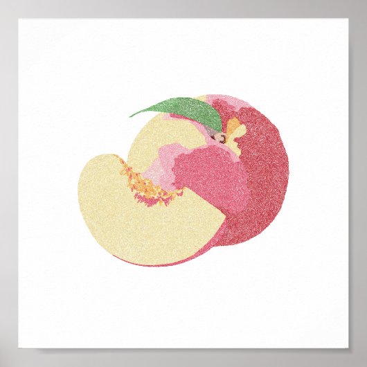 Curly Sweet Peaches Poster (Voorkant)