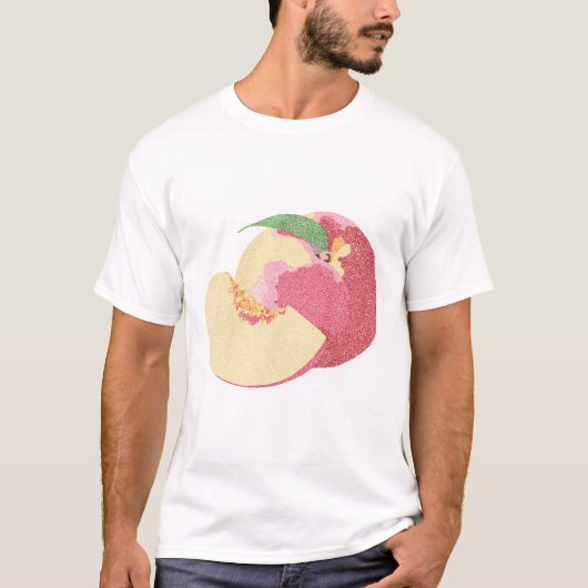 Curly Sweet Peaches T-shirt (Voorkant)