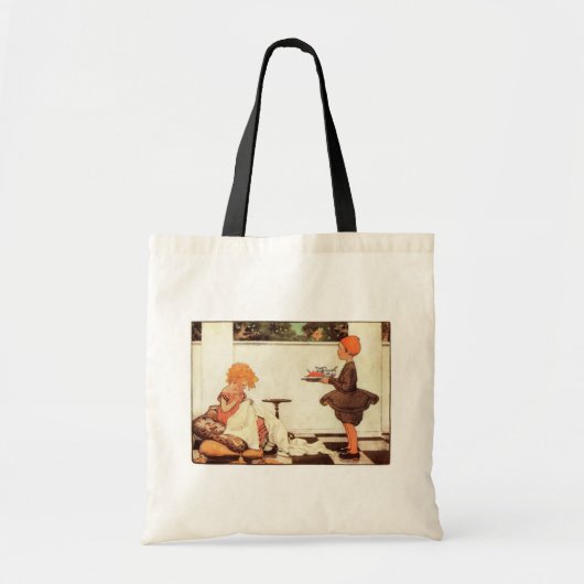 Curly vergrendelt zenuwritme tote bag (Voorkant)