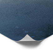 Curly Wave Ocean Force Natuur Zeegezicht Poster (Hoek)
