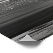 Curly Wave Ocean Force Natuur Zeegezicht Poster (Hoek)