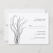Curly Willow Wedding RSVP-antwoordkaart RSVP Kaartje (Voorkant)