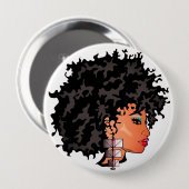 CURLZ "LIZA"-Button Ronde Button 4,0 Cm (Voorkant /achterkant)