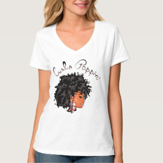 CURLZ "LIZA CURLS POPPIN" T-Shirt