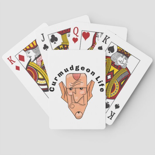 curmudgeleven pokerkaarten (Achterkant)