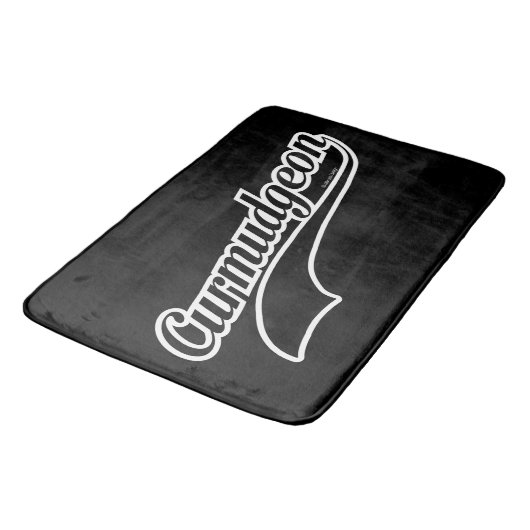Curmudgeon Bath Mat (Gekanteld)