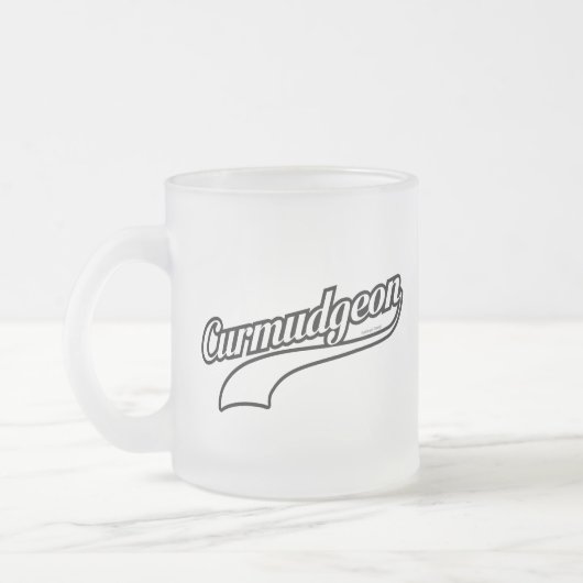 Curmudgeon Frosted Glass Matglas Koffiemok (Links)