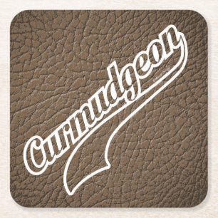 Curmudgeon Kartonnen Onderzetters