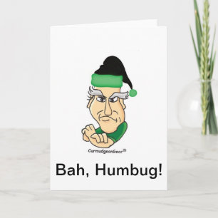 Curmudgeon-kerstkaart Feestdagen Kaart