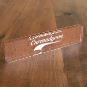 Curmudgeon Naambordje (Zijkant)