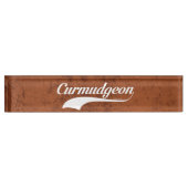 Curmudgeon Naambordje (Voorkant)