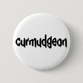 Curmudgeon Ronde Button 5,7 Cm (Voorkant)