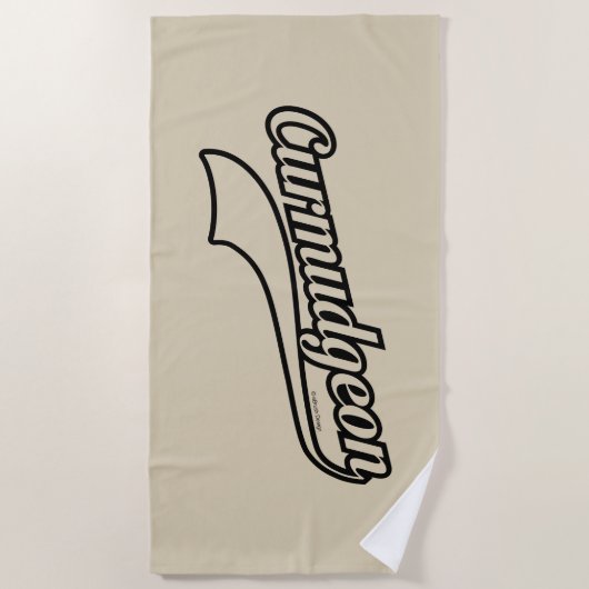Curmudgeon Strandlaken (Voorkant)